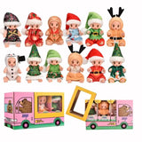 6-Pack: Christmas-Themed Mini Reborn Youngsters Dolls