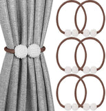 6-Pack: Magnetic Curtain Tiebacks, Decorative Curtain Holdbacks