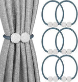 6-Pack: Magnetic Curtain Tiebacks, Decorative Curtain Holdbacks