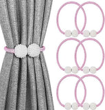 6-Pack: Magnetic Curtain Tiebacks, Decorative Curtain Holdbacks