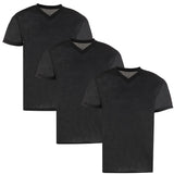 6-Pack: Men's Tagless Black Short Sleeve Shirt