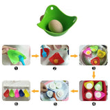 6-Pack: Silicone Egg Poachers