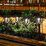 6-Pack: Solar Powered Pathway Lights - Touch-Controlled, Waterproof, Detachable, Energy Efficient, and Wireless Solar Garden Stake Lights
