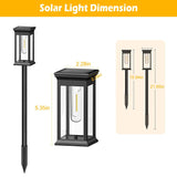 6-Pack: Solar Powered Stake Light IP65 Waterproof Auto On Off