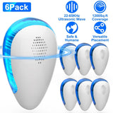 6-Pack: Ultrasonic Pest Repeller Indoor Plug in Bug Repellent