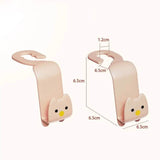 6-Pack: Universal Car Seat Hanger Hooks Cute Cartoon Double-hook
