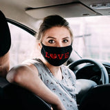 6-Pack: Valentines Fun Super Soft Reusable Non-Medical Face Masks