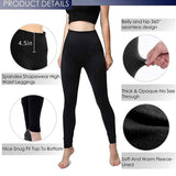 6-Pack: Women’s Extra Fleece Leggings High Waist