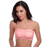 6-Pack: Women's Seamless Bandeau Tube Padded Bralettes