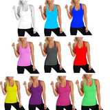 6-Pack: Women's Solid Smooth Assorted Tank Tops