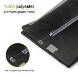 6-Pack: Zipped Wash Bag Net