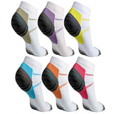 6 Pairs: Unisex Ankle-Length Compression Socks
