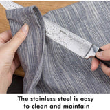6-Piece: Aicok German Stainless Steel Kitchen Knife Set