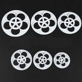 6-Piece: Baking Mold Fondant Cake Sugarcraft Rose Flower Cookie