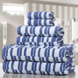 6-Piece: CP Stratus Stripe Quick Dry Towel Set
