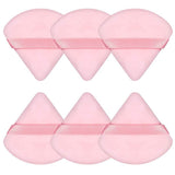 6-Piece: Face Soft Triangle Powder Puff