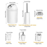 6-Piece Set: Bathroom Accessories