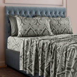 6 Piece Paisley Printed Sheet Set Bed Sheets Deep Pocket Bedding