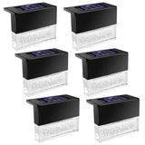 6-Piece: Solar Powered Acrylic Bubbles Decorative Deck Lights