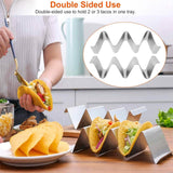6-Piece: Stainless Steel Taco Holders