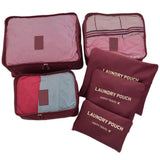 6-Piece: Travel Bag Set