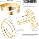 6-Piece: Women's Arm Band Cuff Bracelet