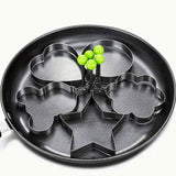 6-Pieces: Creative Stainless Steel Egg Cooking Ring Set