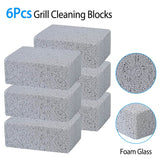 6-Pieces: Grill Griddles Cleaning Block
