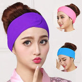 6-Pieces: Women's Face Wash Bath Makeup Hairband