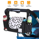 6-Pockets Baby Trolley Bag with Cup Holder