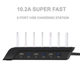 6 Port USB Charging Station