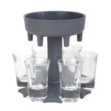 6 Shot Glass Dispenser and Holder