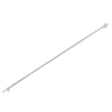 IGI Certified 4.0 Cttw Diamond 14K White Gold Classic 7â€ Tennis Bracelet (H-I Color, I1-I2 Clarity)