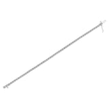 14K White Gold 5.00 Cttw Prong Set Lab Grown Round Diamond Classic Tennis Bracelet (F-G Color, VS2-SI1 Clarity) - 7.25"