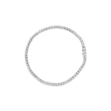 14K White Gold 4.0 Cttw Classic Lab-Grown Diamond Tennis Bracelet (F-G Color, VS2-SI1 Clarity) - 7" Inches