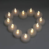60-Piece: Warm White LED Light Wedding Party Flameless Candle