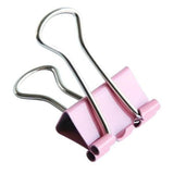 60-Pieces: 15mm Colorful Metal Paper File Ticket Binder Clips