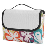 60" x 78" Foldable Waterproof Picnic Blanket with Strap