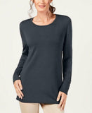 JM Collection Women's Studded-Cuff Sweater