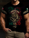 Men's Short-sleeved T-shirt Business Casual Series Digital 3D Printing