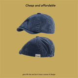 Corduroy Eight-panel Cap Men's Japanese Retro Literary