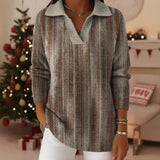 Womens Casual Stylish Long-sleeve Sweater Top