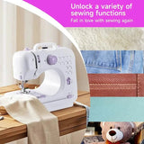 Pro Portable Electric Sewing Machine – 12 Stitches, Adjustable Speed, Multifunctional