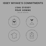 Issey Miyake L'Eau d'Issey Pour Homme Eau de Toilette - Fragrance for Men - Pure & Fresh - With Notes of Yuzu, Nutmeg & Sandalwood