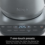 Ninja KT200 Precision Temperature Electric Kettle, 1500 watts, BPA Free, Stainless, 7-Cup Capacity, Hold Temp Setting, Silver