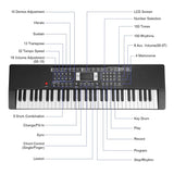 61 Keys Digital Music Keyboard Electronic Piano