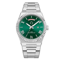 BLACK TIE MENS DIAMOND CUT WATCH