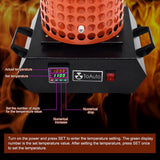 GTE Gold Melting Furnace – 1+3 KG Electric Digital Smelting Kiln Kit, 1800W 2100°F for Gold Silver Copper Aluminum (110V)