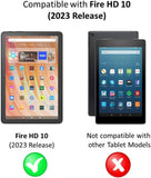 Anti-Glare Screen Protector (2 Pack), for Amazon Fire HD 10, (13th Gen, 2023 release)