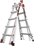 Little Giant Multi-Position Ladder, Velocity, M17, 9-15 Foot, Aluminum, Type 1A, 300 lbs Weight Rating & Work Platform, Aluminum, 375 lbs Weight Rating